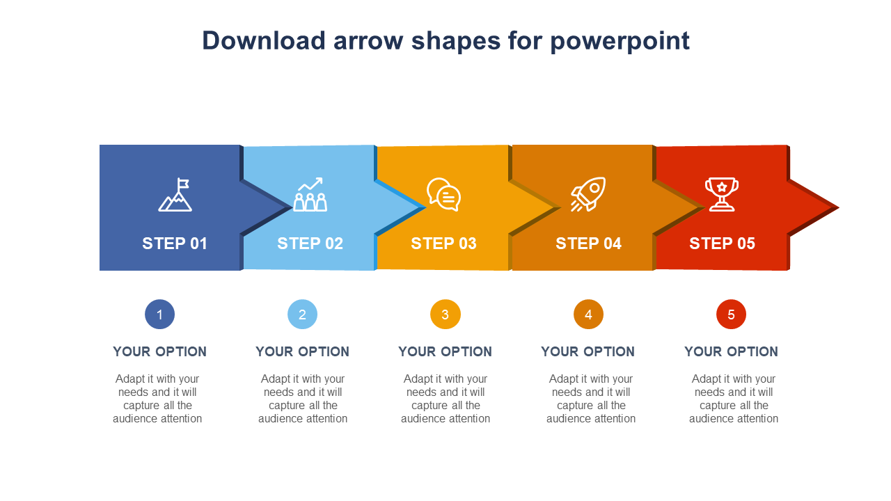 Download Arrow Shapes For PowerPoint Presentation Design